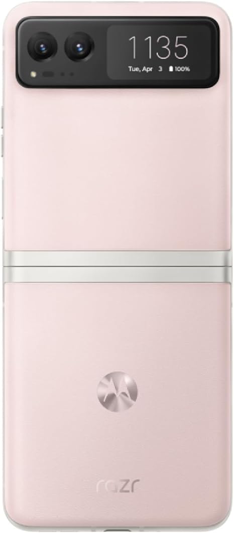 Motorola razr | 2023 | Unlocked | Made for US 8/128 | 32MP Camera | Cherry Blossom, 73.95 x 170.82 x 7.35mm