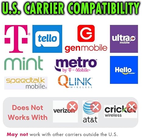 NUU N20 Basic Cell Phone for T-Mobile, Mint, Metro, Qlink, Tello and More 6GB/128GB, Perfect for Teenagers, Dual SIM 4G, Octa-Core 6.6" 90Hz HD+, Unlocked Phones Android Phone 14, US Warranty (Purple)
